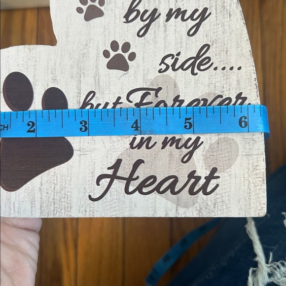 Heart and Stone Paw Print Decor - Picture 4 of 13
